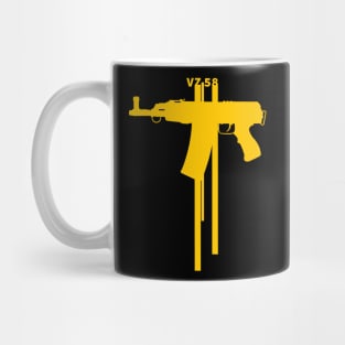 Yellow lines Assault rifle VZ-58 Mug